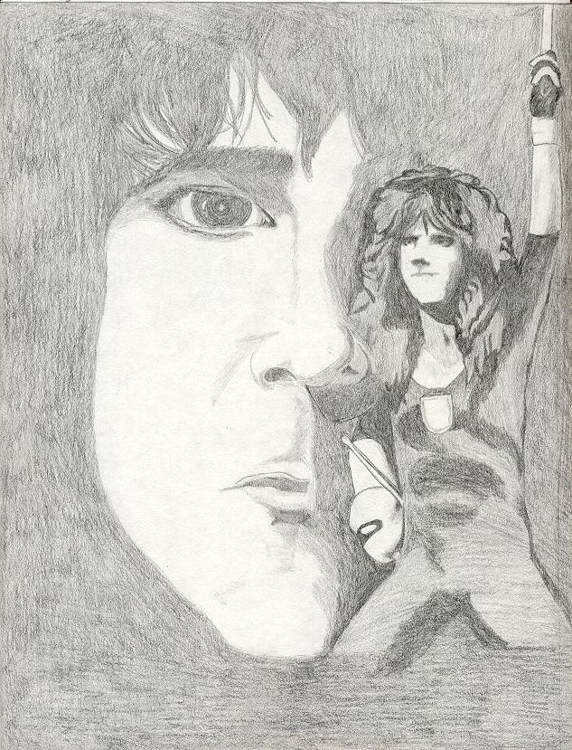 Eric Carr Standing Tall Sketch